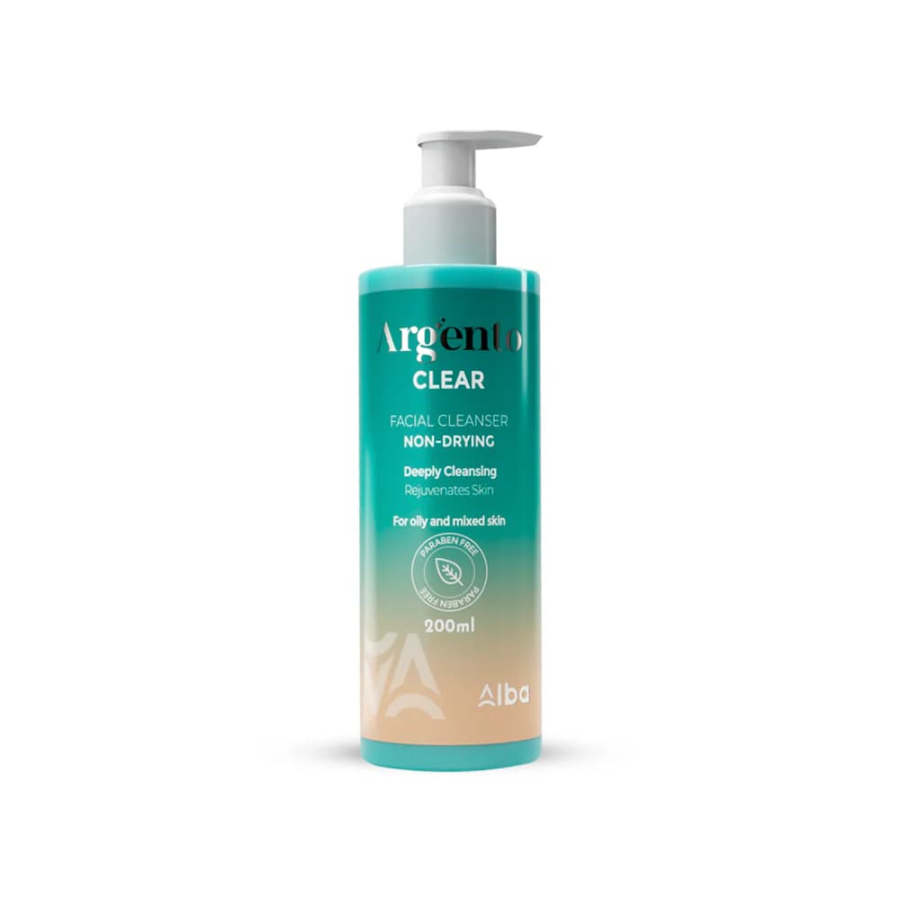 Argento clear facial cleanser skin cleanser 200ml