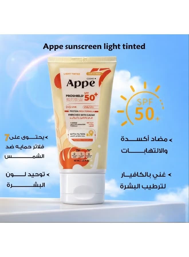 COSMO APPE Light Tinted Sunscreen spf 50+ 60 ml