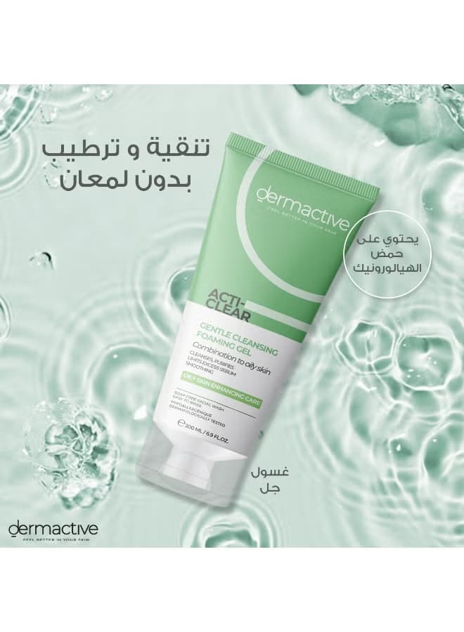 Dermactive Acti-Clear Gentle Cleasnsing Foaming Gel 200Ml