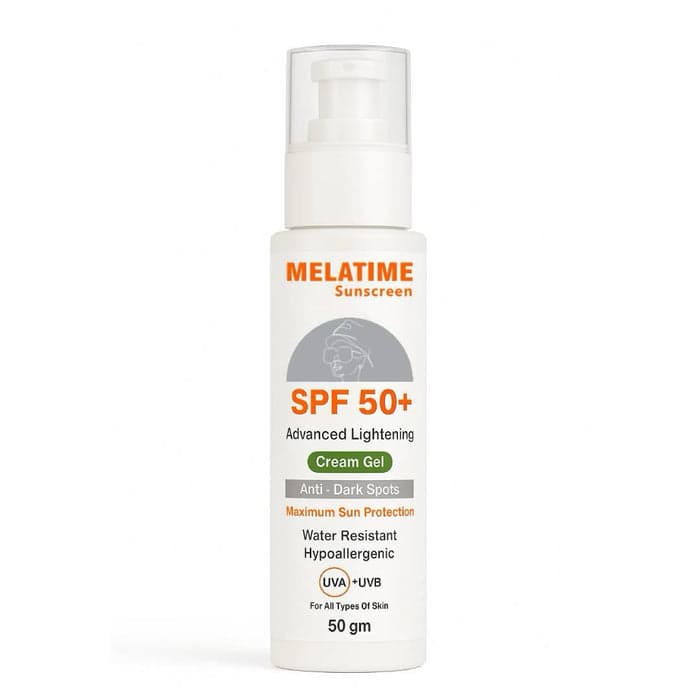 Melatime sunscreen SPF 50+ (Advanced Lightening formula )