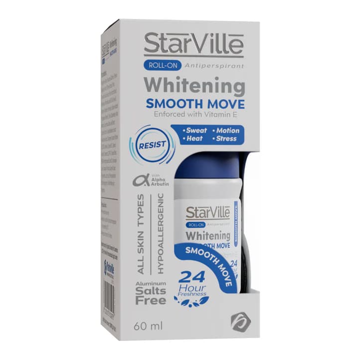 StarVille Roll-on Antiperspirant Whitening Smooth Move 60ml