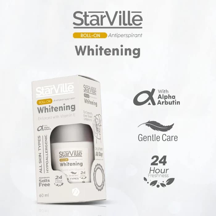 Starville Whitening Roll On Lavender Scent 60 ml