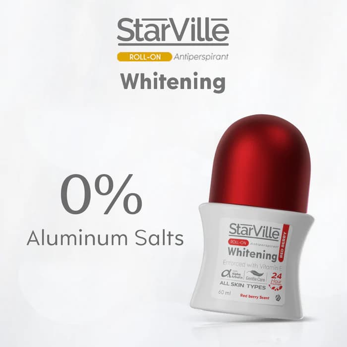 Starville Whitening Roll on Redberry Scent 60 ml