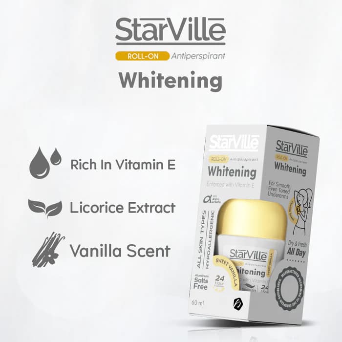 Starville Whitening Roll on Sweet Vanilla 60 ml