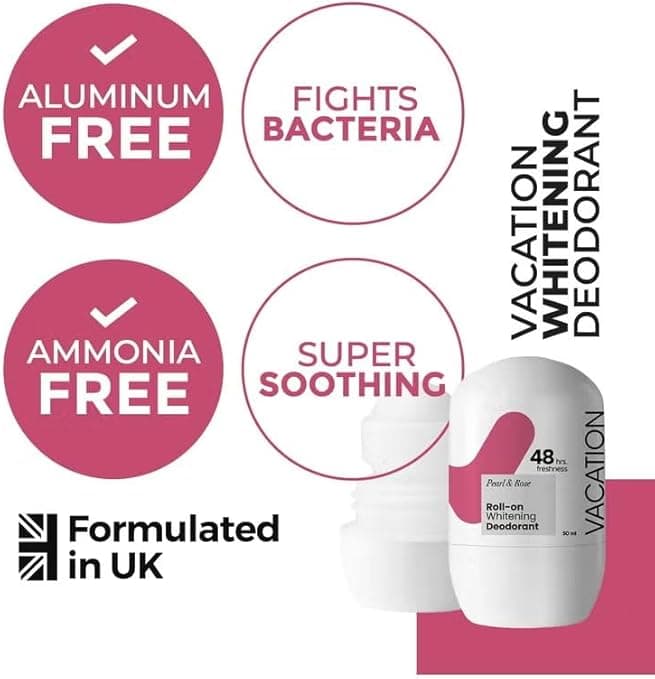 Vacation Pearl & Rose Whitening Deodorant 50 ml