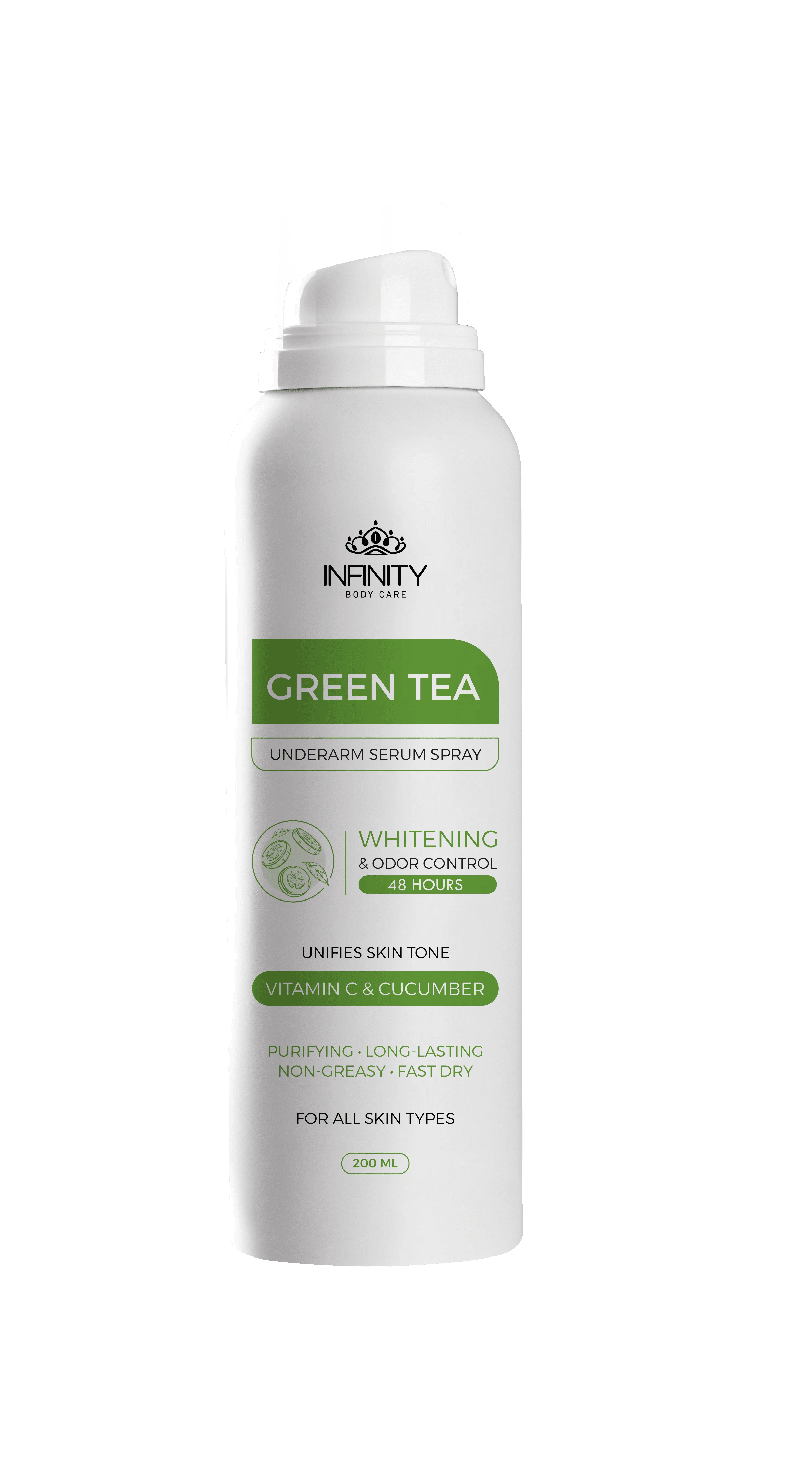 INFINITY LIQUORICE GREEN TEA UNDERARM SERUM SPRAY 200ML image