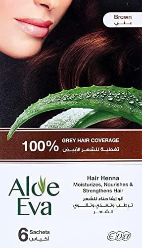 ALOE EVA HAIR BROWN HENNA image