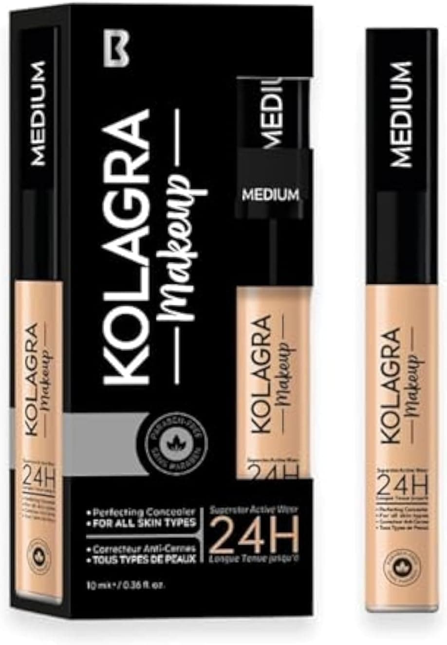 KOLAGRA MAKEUP PERFECTING CONCEALER MEDIUM 10ML image