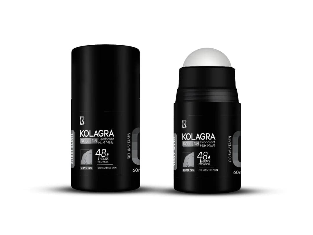 KOLAGRA SUPER DRY 48H MENS ROLL-ON DEODORANT SILVER SCENT 60ML image