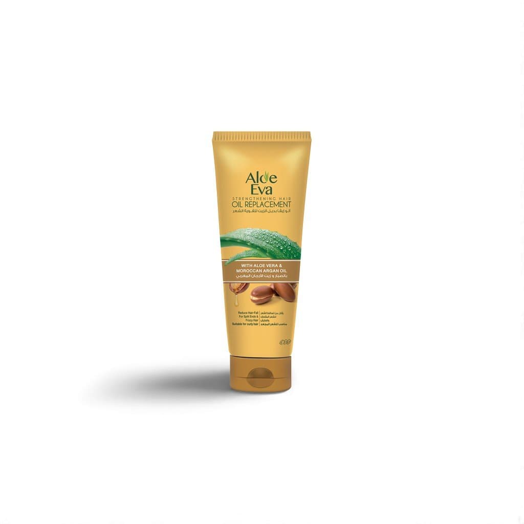 Aloe Eva Strengthening Hair Oil Replacement With Aloe Vera & Moroccan Argan Oil 250 Ml image