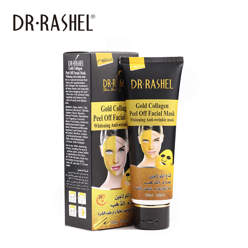 Gold collagen peel off facial mask image