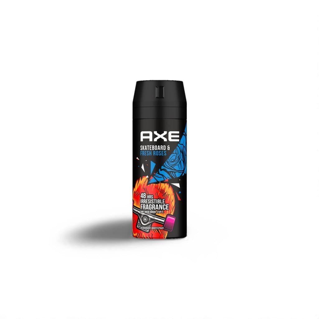 AXE Body Spray For Men Skateboard & Fresh Roses 150 ml image