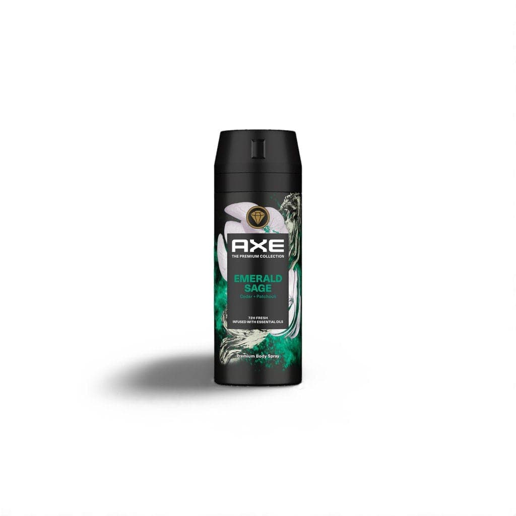 AXE The Premium Body Spray Collection for Men Emerald Sage For Fine Body Fragance & 72H Odor Protection Deodorant 150 ml image