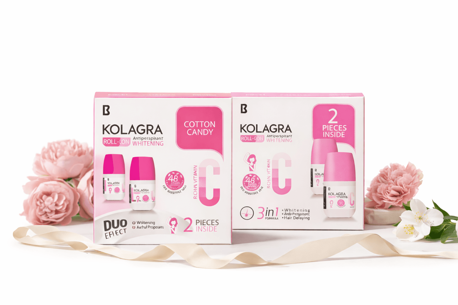 Kolagra Roll on Berry 3 in1 promo pack 1+1 Routine Duo