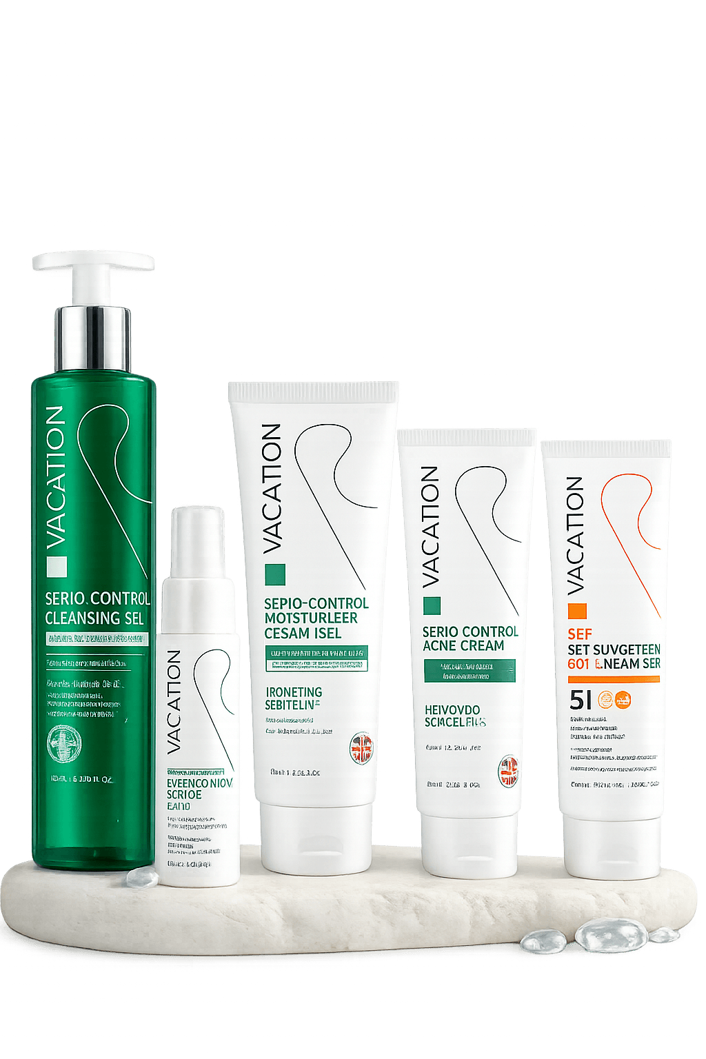 Vacation Oily Skin Routine Bundle + Niacinamide Serum