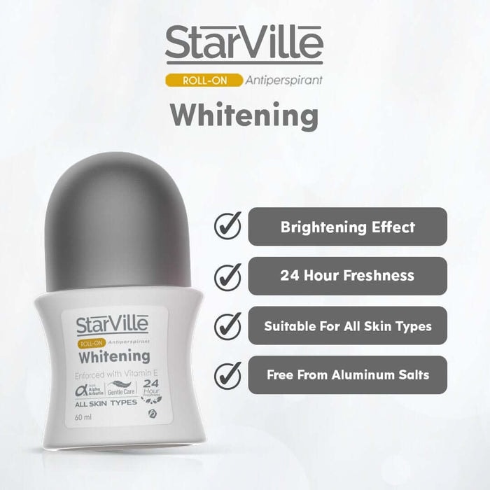 Starville Whitening Roll On Lavender Scent 60 ml