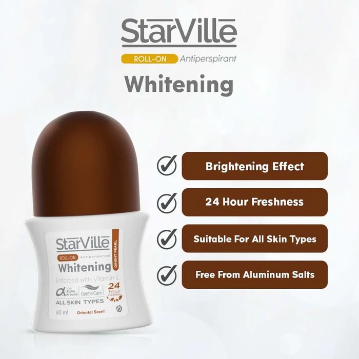 Starville Whitening Roll On Orient Pearl Scent 60 ml