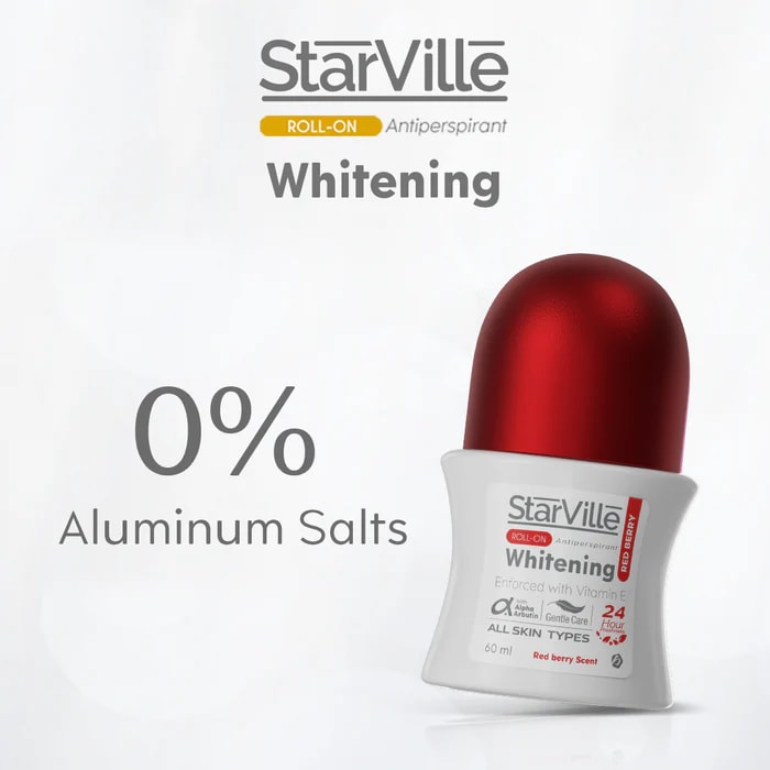 Starville Whitening Roll on Redberry Scent 60 ml