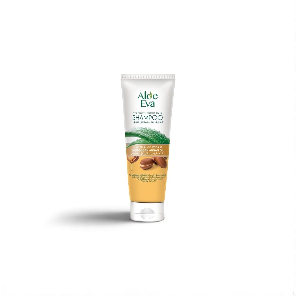 Aloe Eva Strengthening Hair Shampoo With Aloe Vera & Moroccan Argan Oil 230 Ml image