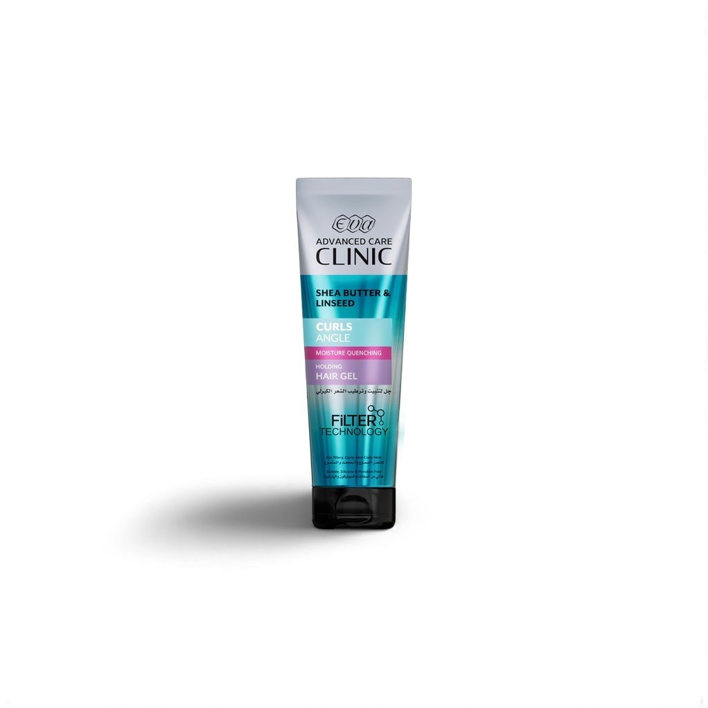 Eva Advanced Care Clinic Curls Angle Moisture Quenching Holding Hair Gel For Wavy, Curly And Coily Hair 230 Ml image