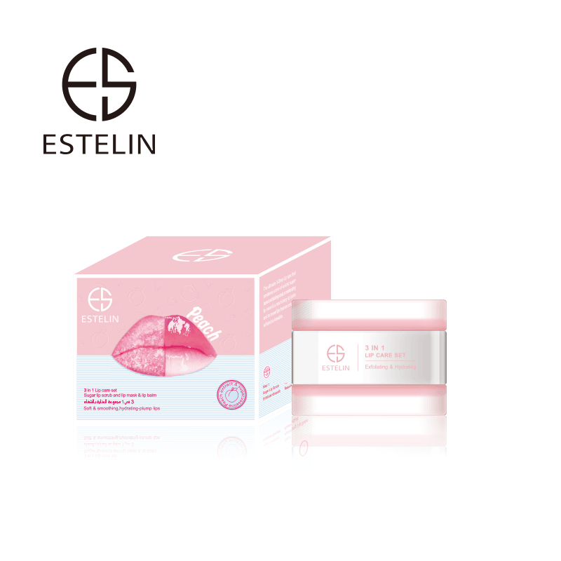 3 in 1 Lip care set | Peach image