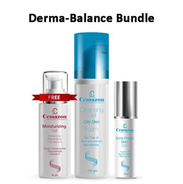 Cleansing Foam for Oily Skin + Acne-Prone Skin Gel + Moisturizing Gel (Free) image