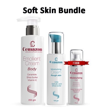 Emollient Body Cream + Moisturizing for Rough Skin + Moisturizing Gel (Free) image