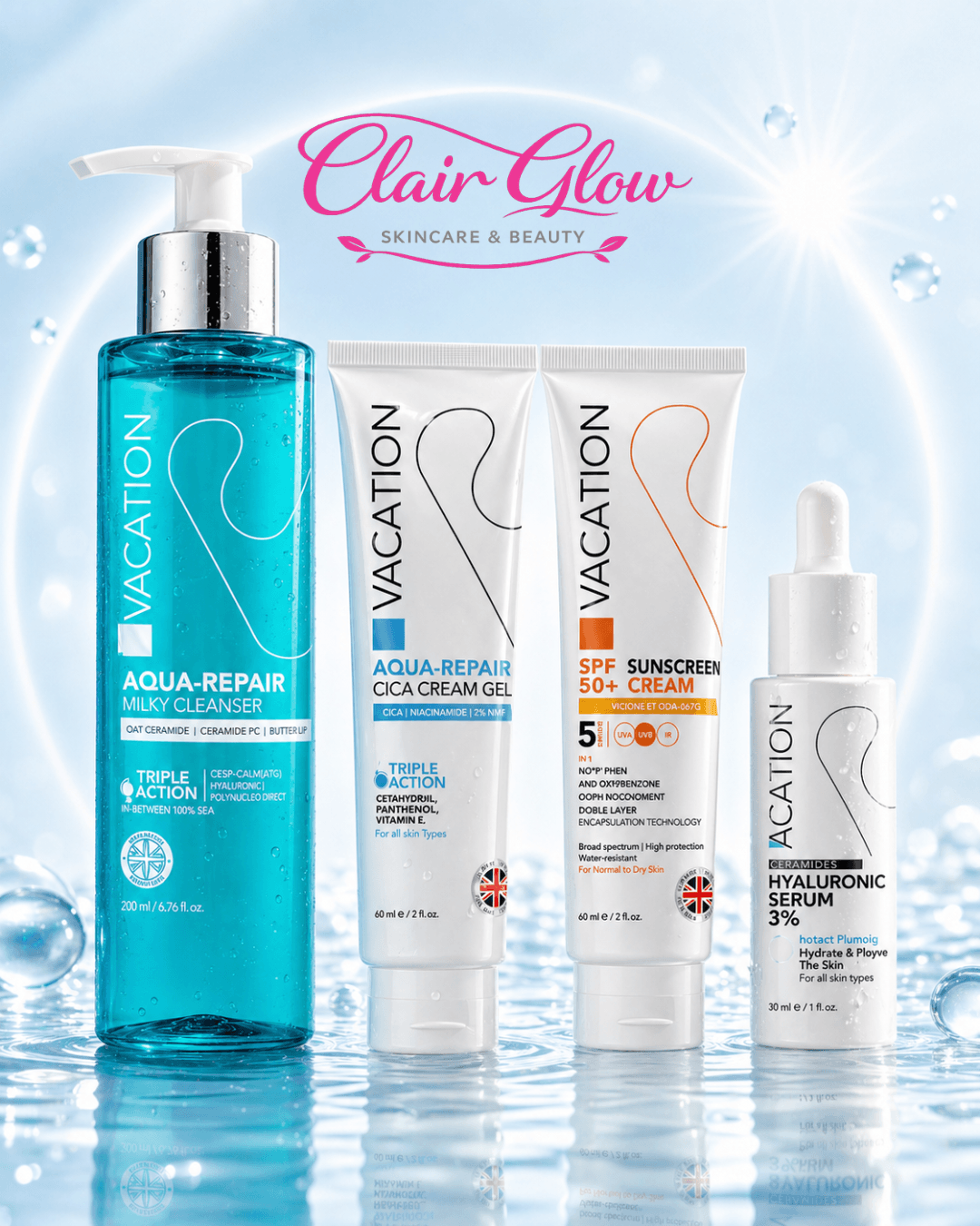 Vacation Hydration & Repair Routine