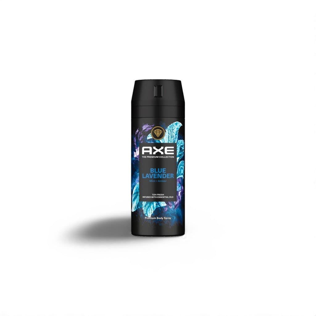 AXE The Premium Body Spray Collection for Men Blue Lavendar For Fine Body Fragance & a 72H Odor Protection Deodorant 150 ml image