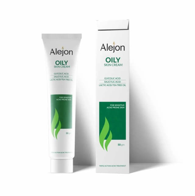 Alejon Oily Skin Cream 50 g | Salicylic Acid, Sulfur & Tea Tree