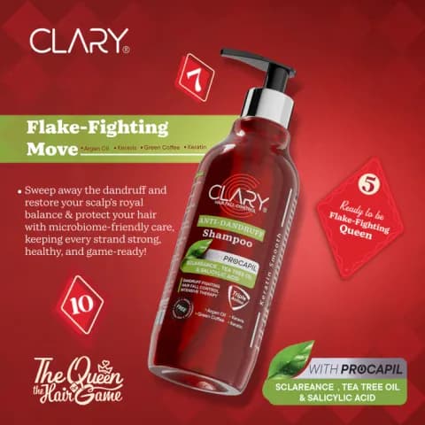 Clary Antidandruff Shampoo 300 ml