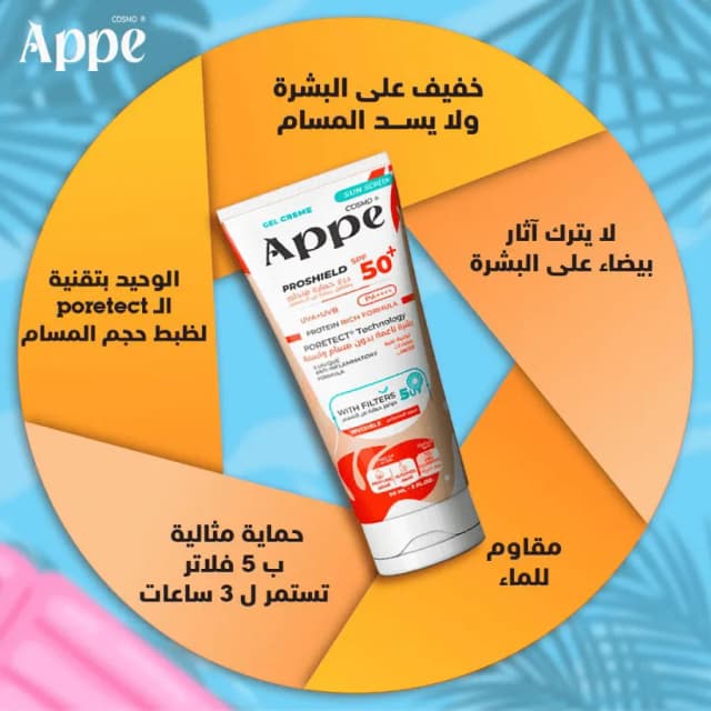 COSMO APPE Gel Sunscreen SPF 50+ 60 ml