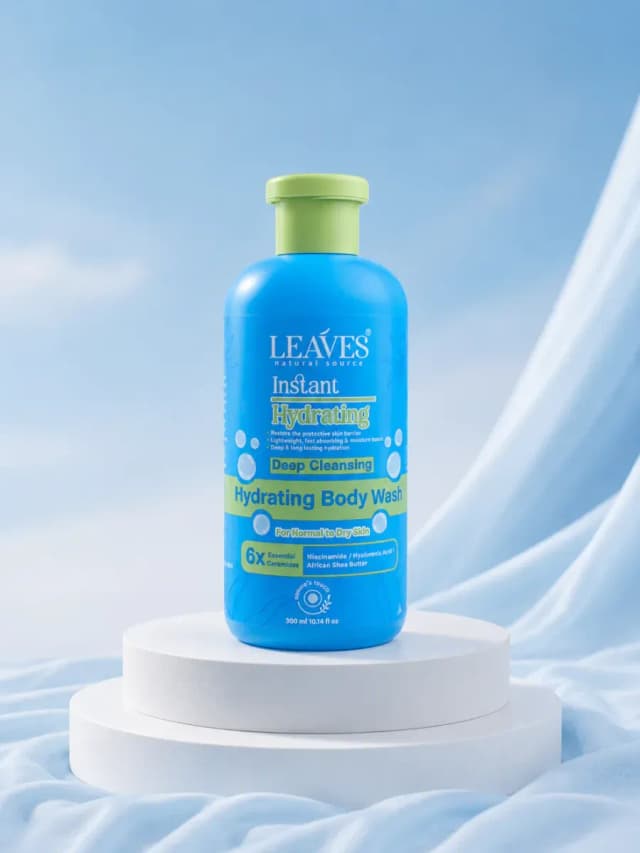 Leaves Hydrating Body Wash – Deep Cleansing with Instant Hydration up to 72 Hours