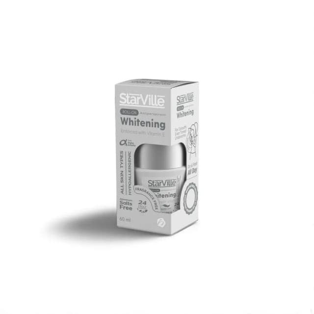 Starville Whitening Roll On Fragrance Free 60 ml