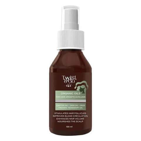 Twist & Go Organic Oils for Hair Growth & Volume 100 ml